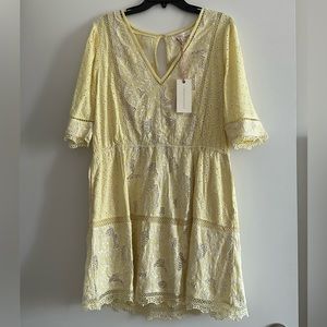 LoveShackFancy Jobelle Mini Dress